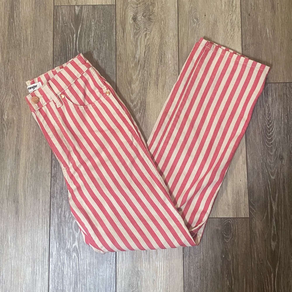 Wrangler Wild West Raspberry Ripple striped jeans size 25"